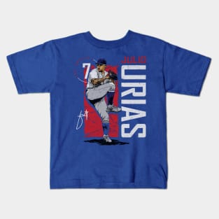 Julio Urias Los Angeles D Vintage Kids T-Shirt